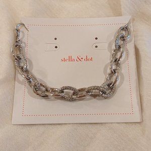 Stella and Dot Christina Link Bracelet Gold
